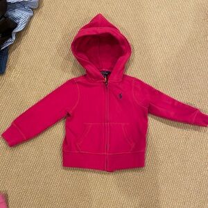 Polo pink hoody